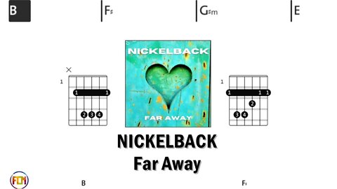 NICKELBACK Far Away - Guitar Chords & Lyrics HD