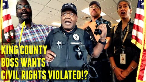 ENtitled: CAN WE VIOLATE HIS CIVIL RIGHTS OR NOT?? / COUNTY BOSS WANTS RIGHTS GONE, SECURITY REFUSES