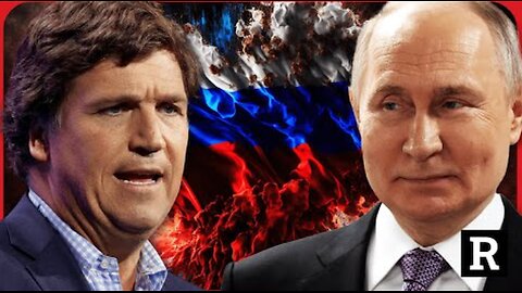 Tucker drops BOMBSHELL about his Putin interview, NSA is PISSED | Redacted with Clayton Morris
