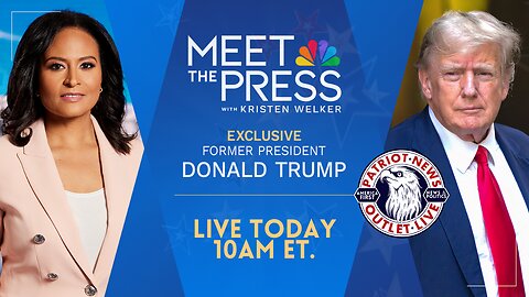 LIVE REPLAY: Trump Steps into the Lions Den on Meet the Depressed | Today, 10AM ET.