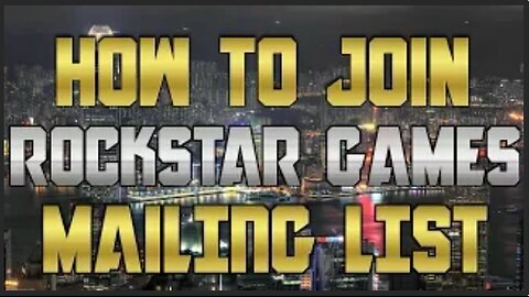 How to Join Rockstar Games Mailing List & Social Club (GTA 5 Free Money Bonus)