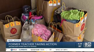 Former teacher donates back to the classroom