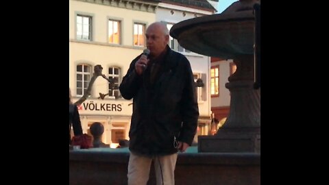Demonstration in Neustadt an der Weinstraße. Rede Arno Wünsche. 23.02.2022