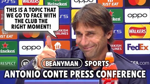 Here for long run? 'A topic we have to face with the club!' [ Tottenham v Sporting ] Antonio Conte