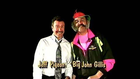 Circa 1990 - WIBC's Jeff Pigeon & Big John Gillis Make a Commercial on the Cheap