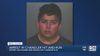Teen arrested for Chandler hit-and-run that injured a mom and child