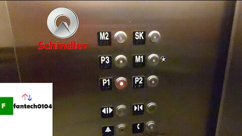 Schindler 5500 Traction Elevators @ Copley Place Mall - Boston, Massachusetts