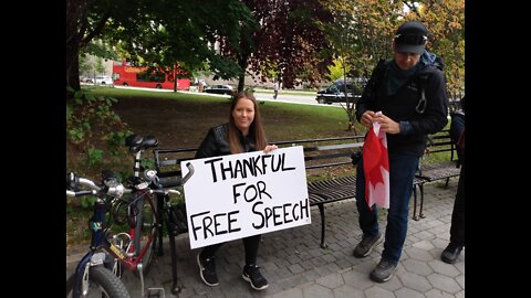 Toronto freedom march, October 8, 2022 - Thanksgiving edition