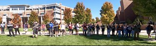 Univ of Nevada, Reno: Massive Crowd, Jesus is Exalted, Sinner Throws Sandwich At Me, Homosexuals, Atheists, Muslims & Hypocrites Confronted with the Gospel