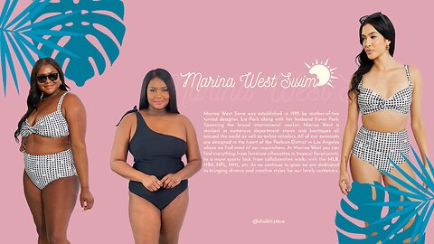 Marina West Swim Take A Dip Twist High-Rise Bikini in Black💦