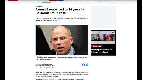 Michael Avenatti sentenced to 14 years in California fraud case