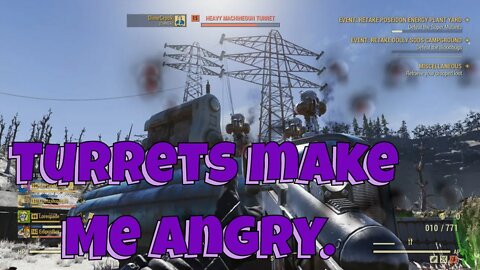 You Make Me Mad Turrets Mmmmmmmm Rice Crispy Fallout 76 Workshop PvP