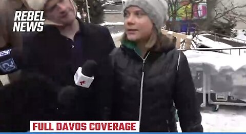 Rebel News Caught Up With Greta Thunberg In Davos And Ask Her Serious Questions [Full]