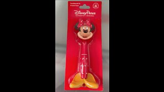 Disney Parks Minnie Mouse Toothbrush and Travel Case #shorts