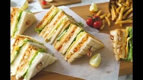 How to make Chicken 🍗 Tikka Club Sandwich 🥪 Recipe 😋