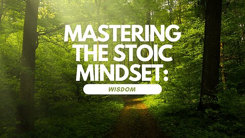 mastering the stoic mindset