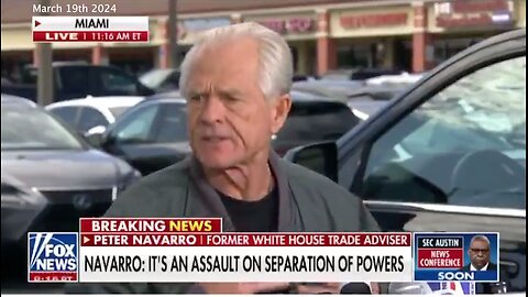 Peter Navarro | Fox News Just Cut Off Peter Navarro As He Delivered His Final Statement Before Reporting to Federal Prison | Support Peter Navarro's Legal Defense Fund Today At: www.GiveSendGo.com/Navarro