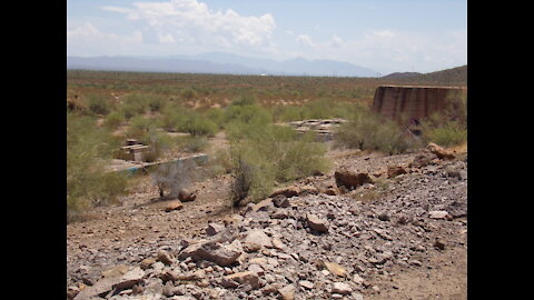Arizona Silverbell Mine Ghost Town Smelter