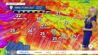 Strong winds and much colder air coming