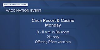 Vaccinations at Circa hotel-casino