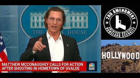 BREAKING NEWS! Washington Employs Hollywood via Matthew McConaughey at White House Press Briefing
