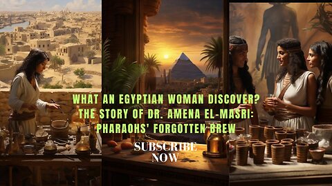 WHAT AN EGYPTIAN WOMAN DISCOVER | The story of Dr. Amena El-Masri: Pharaohs' Forgotten Brew