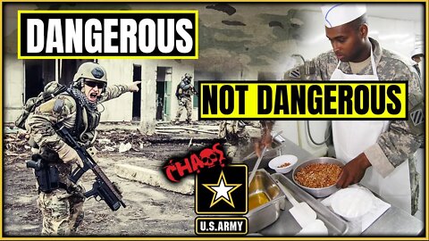The most dangerous and non dangerous jobs in the Army
