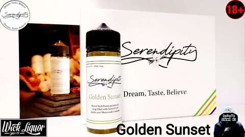 SERENDIPITY "GOLDEN SUNSET" E-LIQUID REVIEW 🔞 #serendipity #wickliquor #ukeliquid