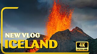 🌋🇮🇸 "Epic Eruption: Iceland Volcano 4k Video Incredible Drone view of Volcano Iceland" 🇮🇸🌋