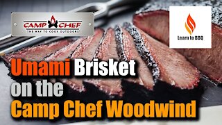 Umami Barbecue Brisket on the Camp Chef Woodwind WIFI