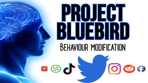 Project Bluebird - Is Social Media A Behaviour Modification Experiment?