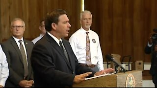 Florida Gov. Ron DeSantis holds news conference in Alachua County