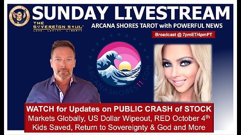 🛑LIVE🛑 with Kristen Arcana Shores TAROT on 5D, Stocks Wiped Out, RED OCTOBER, Kids, EBS, UFOs & More