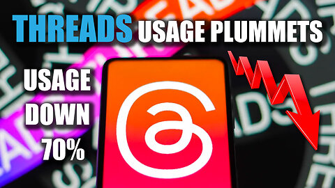 Threads Usage Plummets & Paypal and Venmo in trouble with Fed Launching FedNOW. @TheMoneyMixPodcast