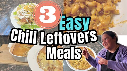 Chili Leftover Entree Meals