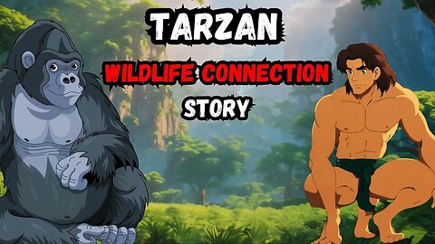 Tarzan's Jungle Adventure | Connection with Wildlife | Animated Story | Nature's Wisdom #junglestory