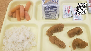 Upstate dad goes viral after posting photo of son's paltry school meal