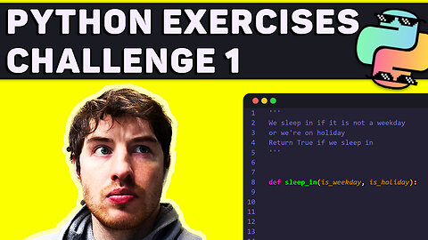 Python Exercises Challenge 1: Learn python problems