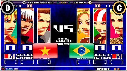 The King of Fighters 2003 (Shazam Sakazaki Vs. Betousai) [Vietnam Vs. Brazil]