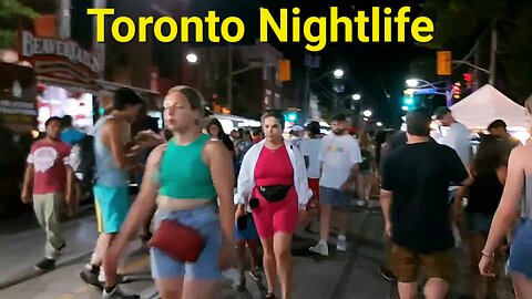 Hot Nightlife Downtown Toronto Canada 🇨🇦