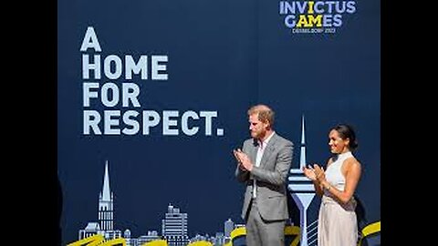 THE DUKE AND DUCHESS OF SUSSEX ARRIVED TOWN HALL DURING INVICTUS GAMES DUSSELDORF 2023.