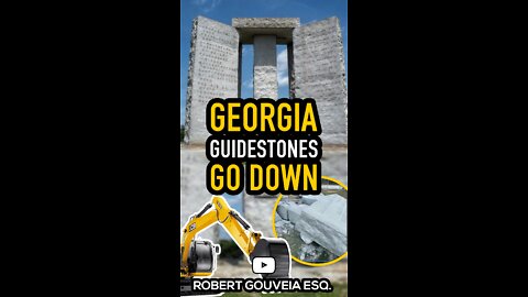 Georgia Guidestones Go Down #shorts