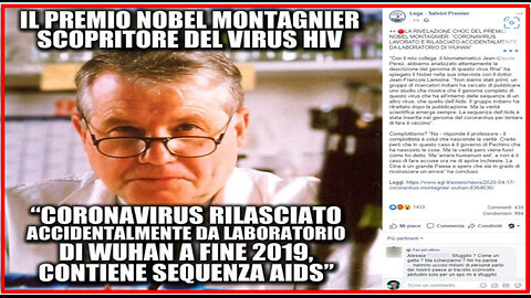 LA BBC AMMETTE DI USARE L'HIV PER PRODURRE IL VIRUS💉​💀​⚰️​ DEL COVID-19 🙈​🙉​🙊...​