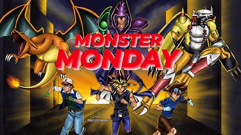 MONSTER MONDAY #9 - Pokemon/Yugioh/Digimon | 🍿Watch Party🎬