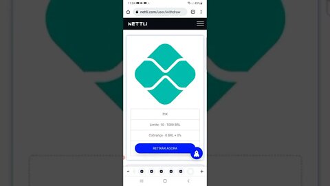 Nettli ganhe no pix clicando + prova de pagamento e pixlearn