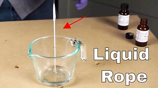 Making Spiderman's Web-The Liquid Rope Experiment with Nylon 6,10