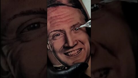 Vin Scully Portrait Tattoo