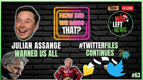 Who’s Controlling Narratives? More #TwitterFiles Fallout & Analysis | How Did We Miss That #63