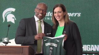 Robyn Fralick introduced as MSU's new women's basketball coach
