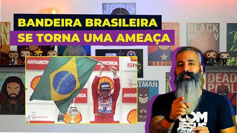 BANDEIRA BRASILEIRA É MOTIVO DE AMEAÇA - Atleta brasileira é obrigada a devolver bandeira.